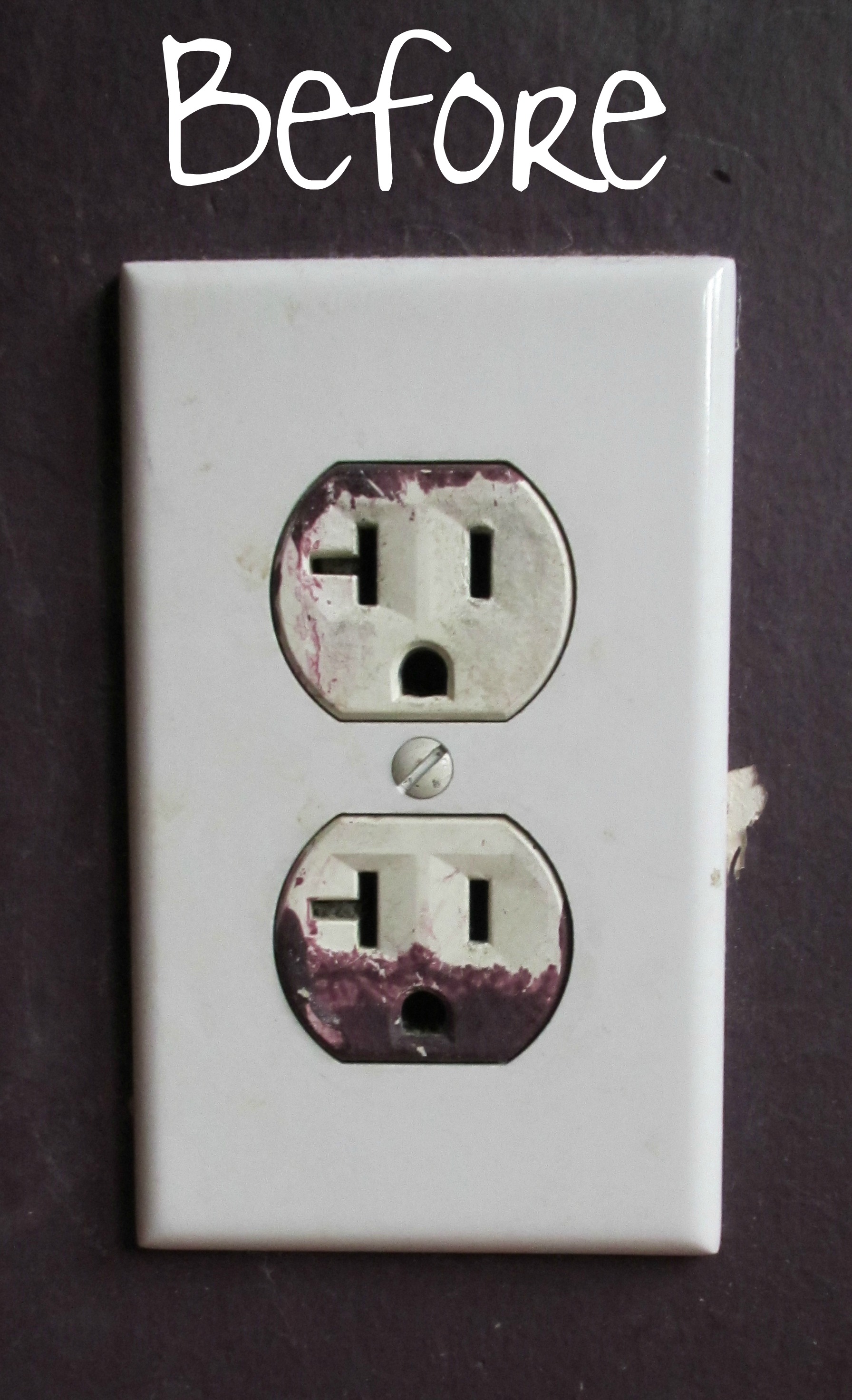 plug - before