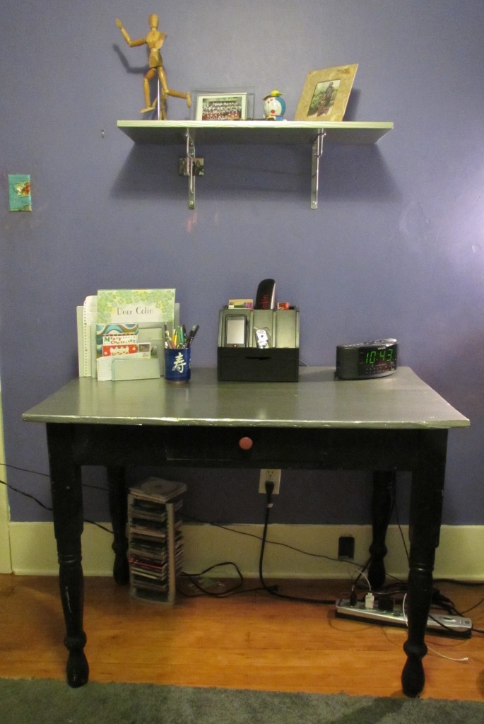 Silver desk