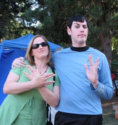 Katy & Spock