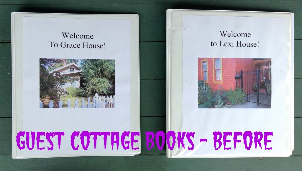 Guest cottage books