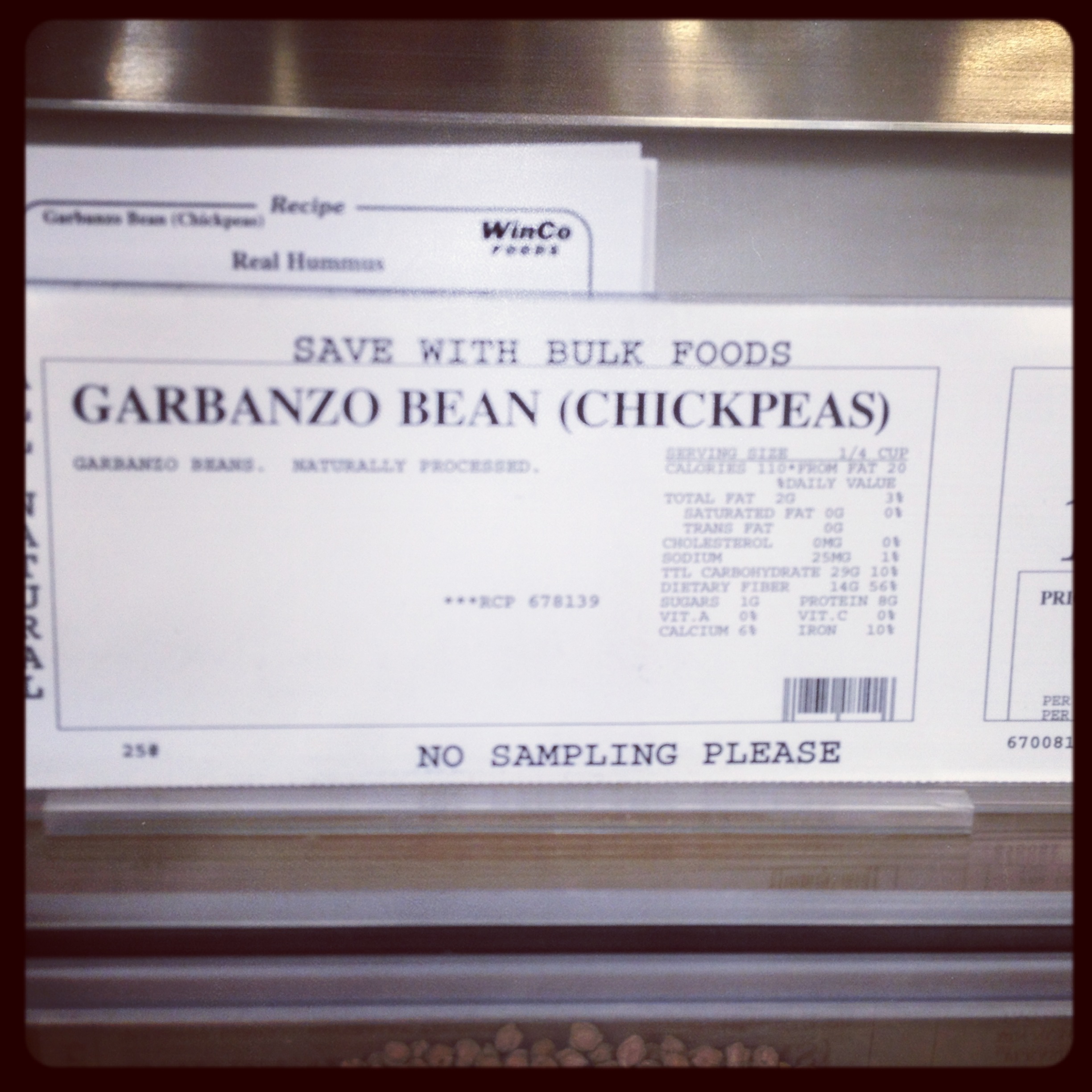 Garbonzo beans