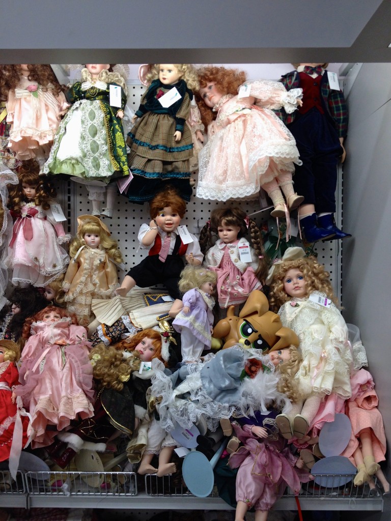 A riot of dolls