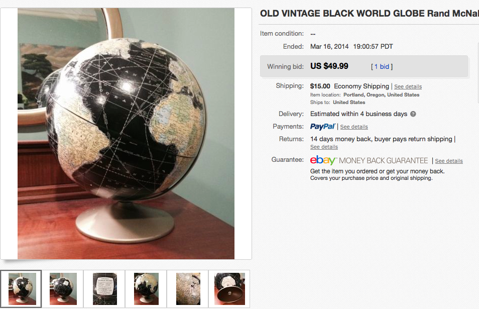 eBay globe