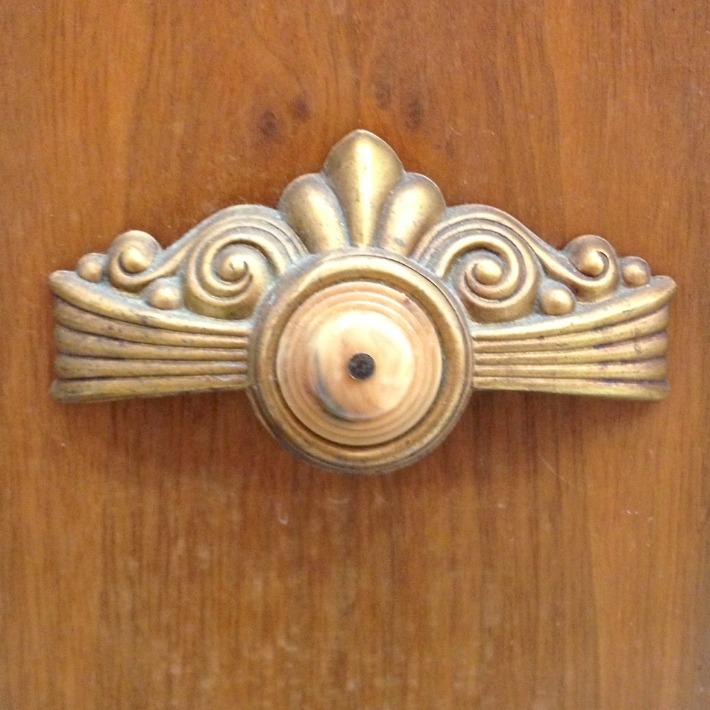 art nouveau drawer pulls