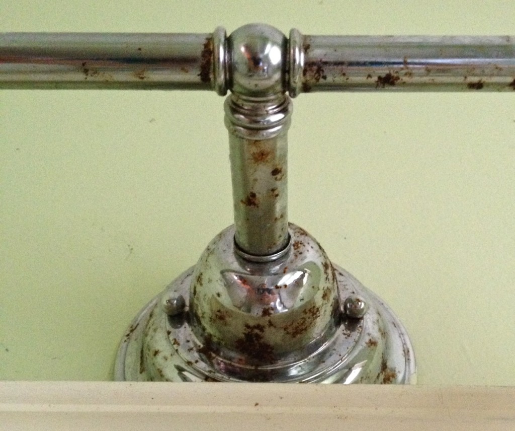 Rusty fixture - detail