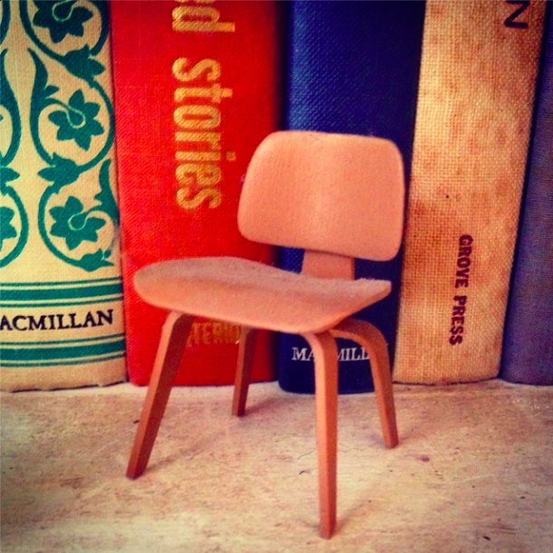 miniature Eames chair