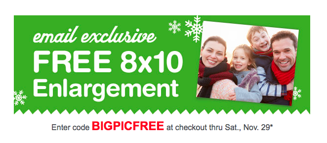 Walgreens free 8 X 10