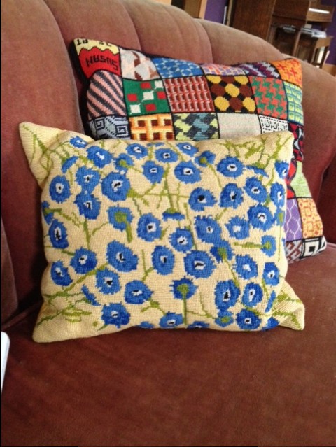 Needlepoint pillows