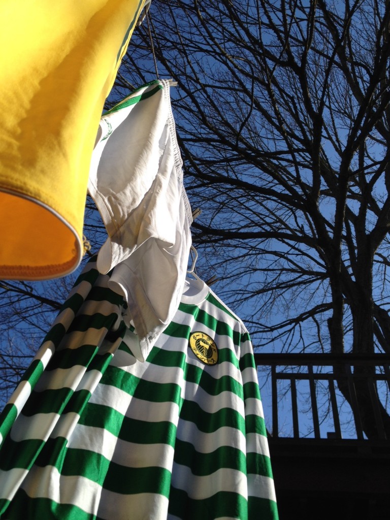 Sunny clothesline