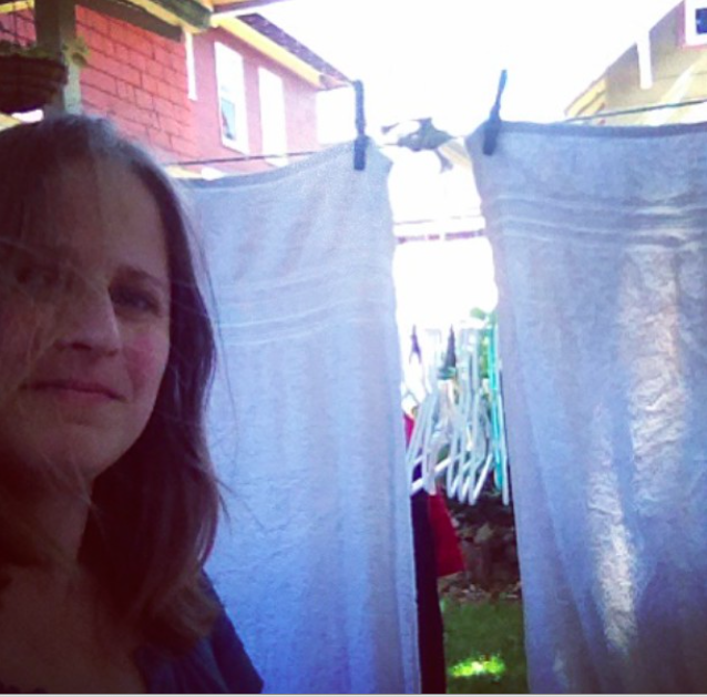 Clothesline Selfie