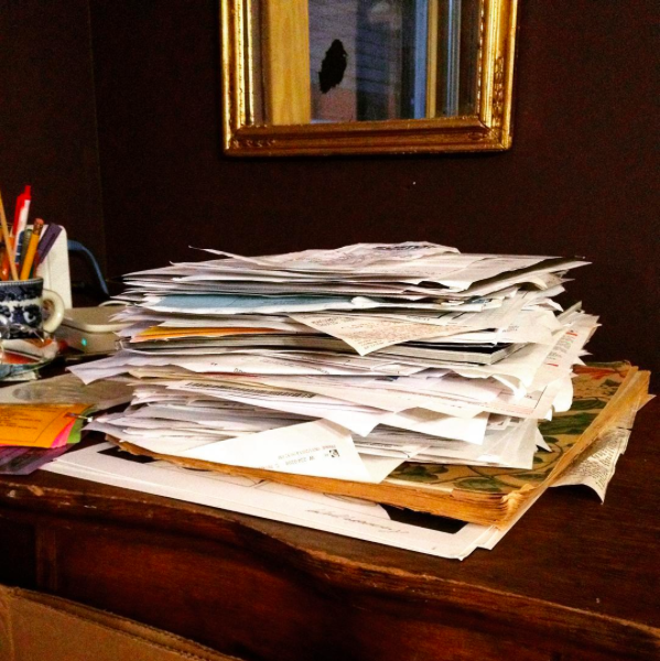 A blizzard of paperwork