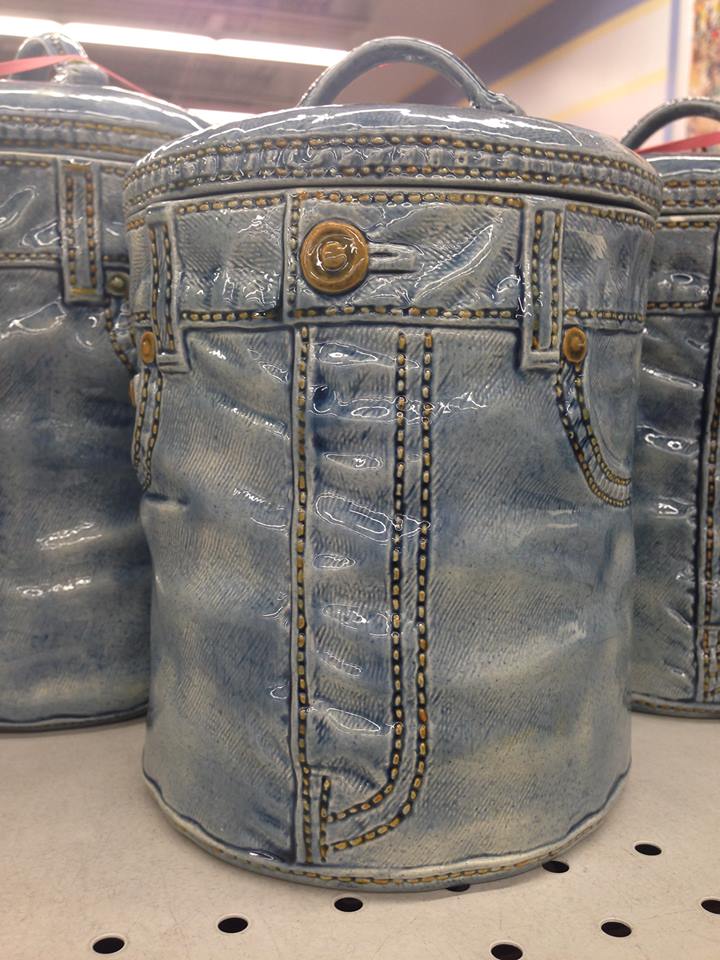 Blue jean canisters