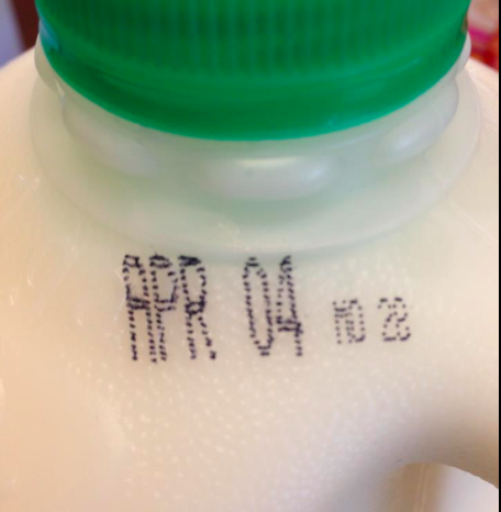 Milk sell-by date