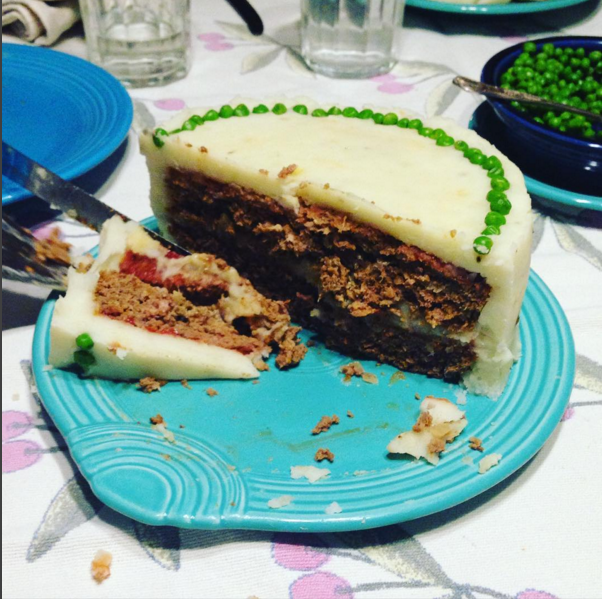 Meatloaf cake