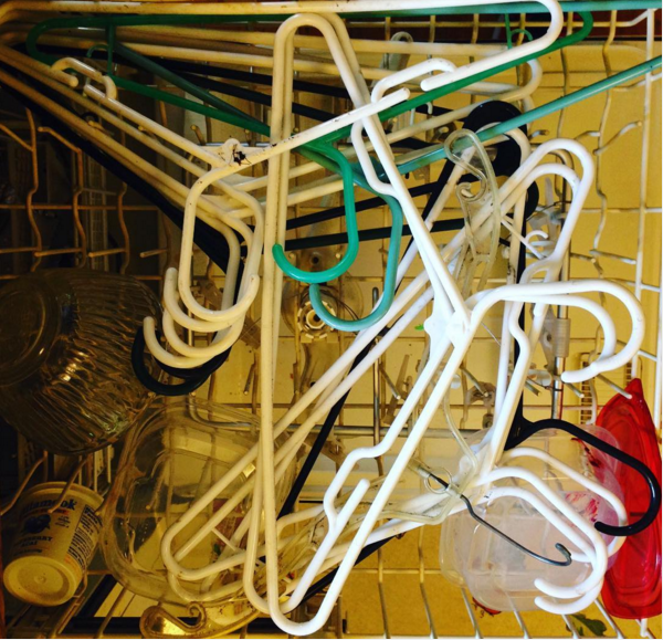 Dishwasher hangers