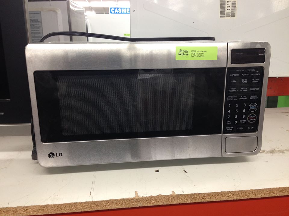 stainless steel microwave