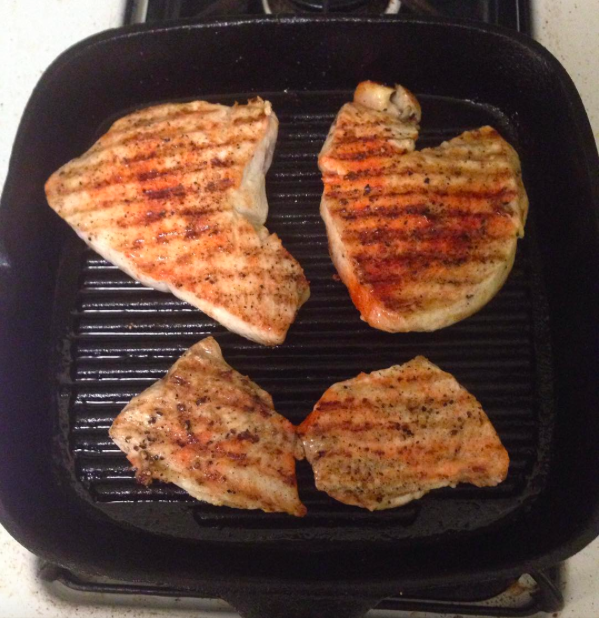 Grill pan cast iron