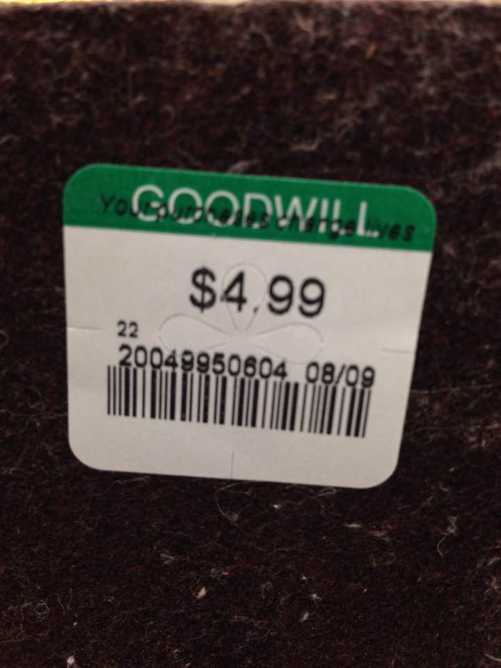 goodwill price tag