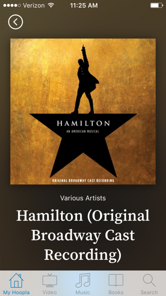 Hamilton soundtrack