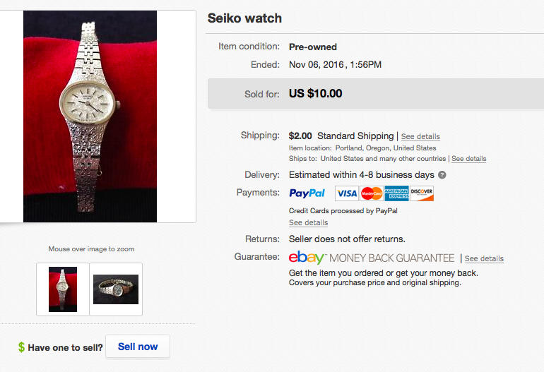 eBay watch