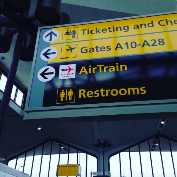 Air Train signage