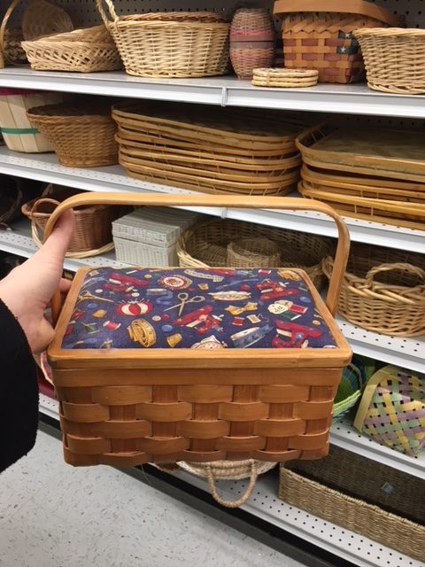 A Tisket. A Tasket. A Wall Full of Baskets