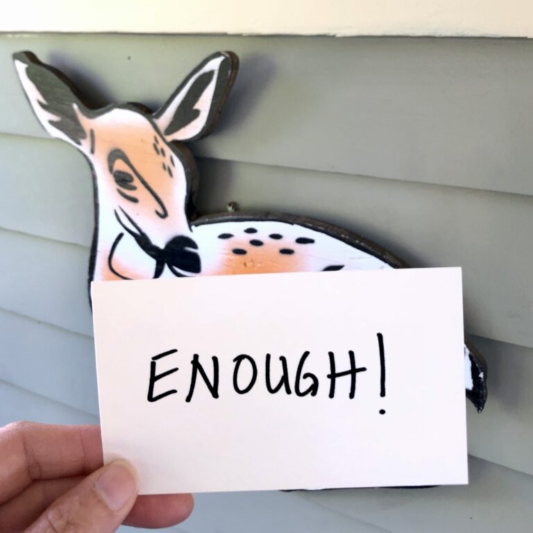 One Frugal Thing -- Enough