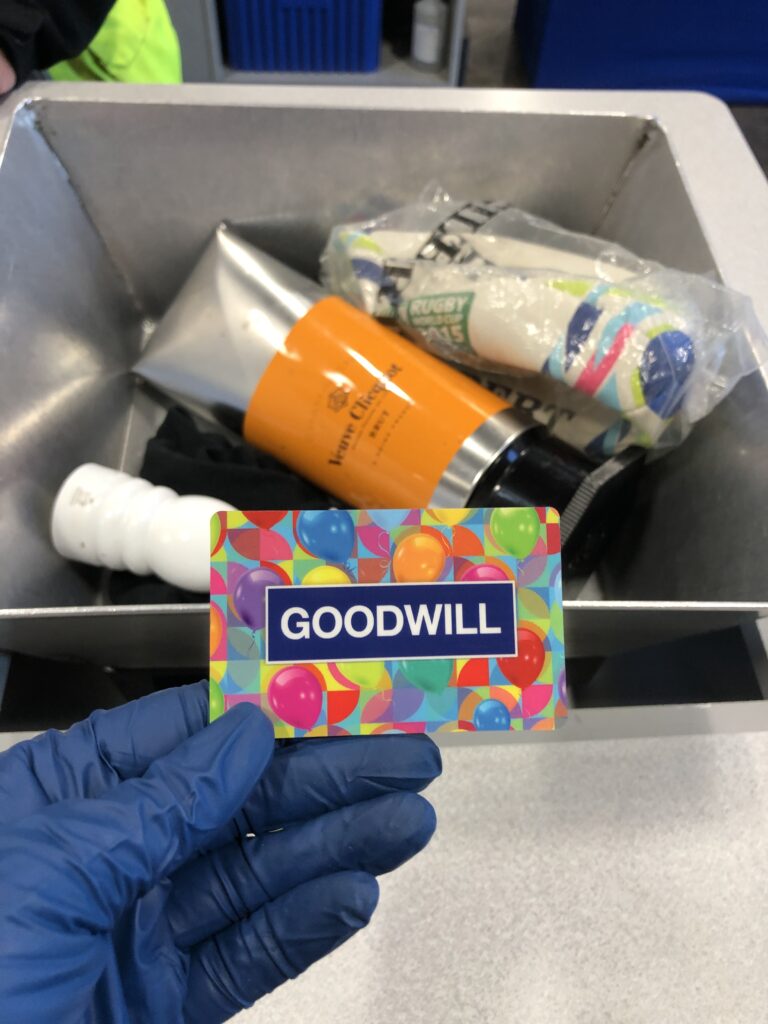 Shopping the Goodwill Bins for Charity