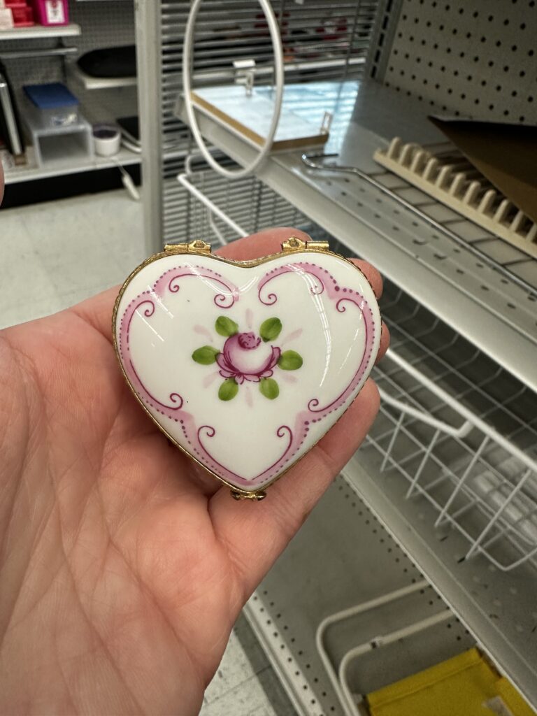 Five Frugal Things -- A Thrifted Limoges Porcelain Box