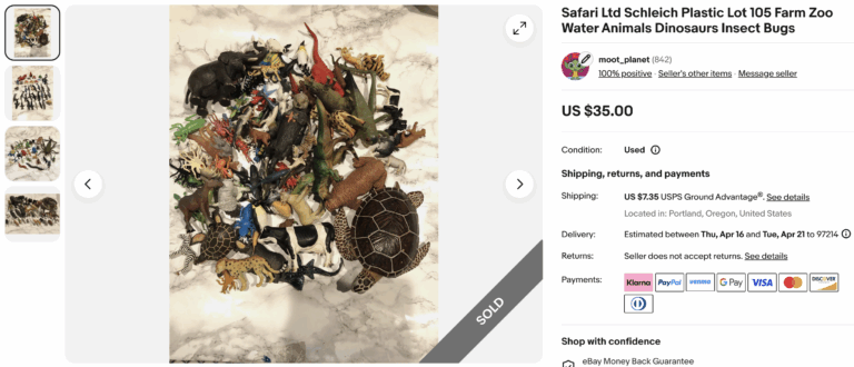 Five Frugal Things -- Random Plastic Animals