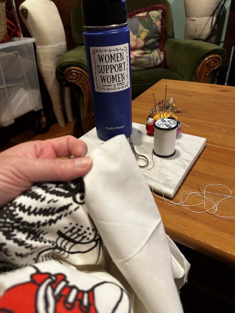Before & After -- Bringing a B. Kliban Pillowcase Back to Life