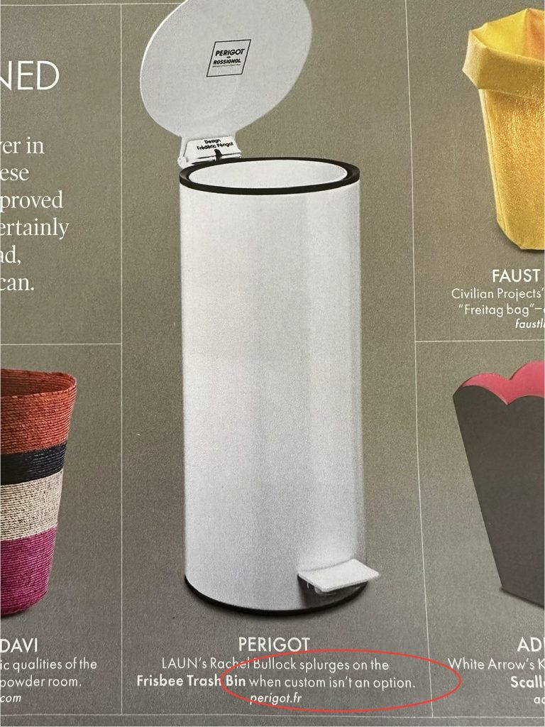 Four Frugal Things -- Custom Wastebaskets & Forbidden Goodwill Items